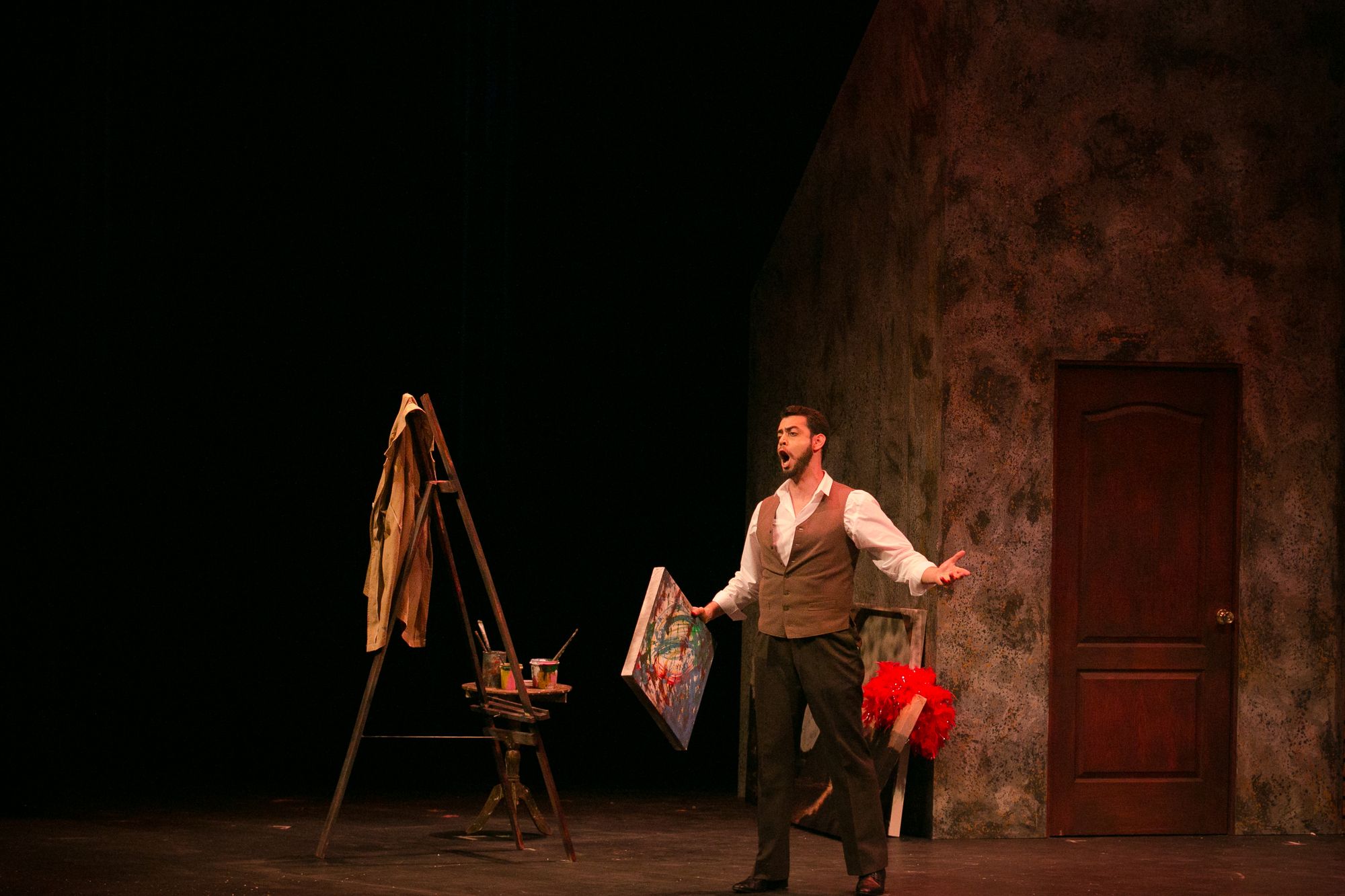 Omar Lara on stage